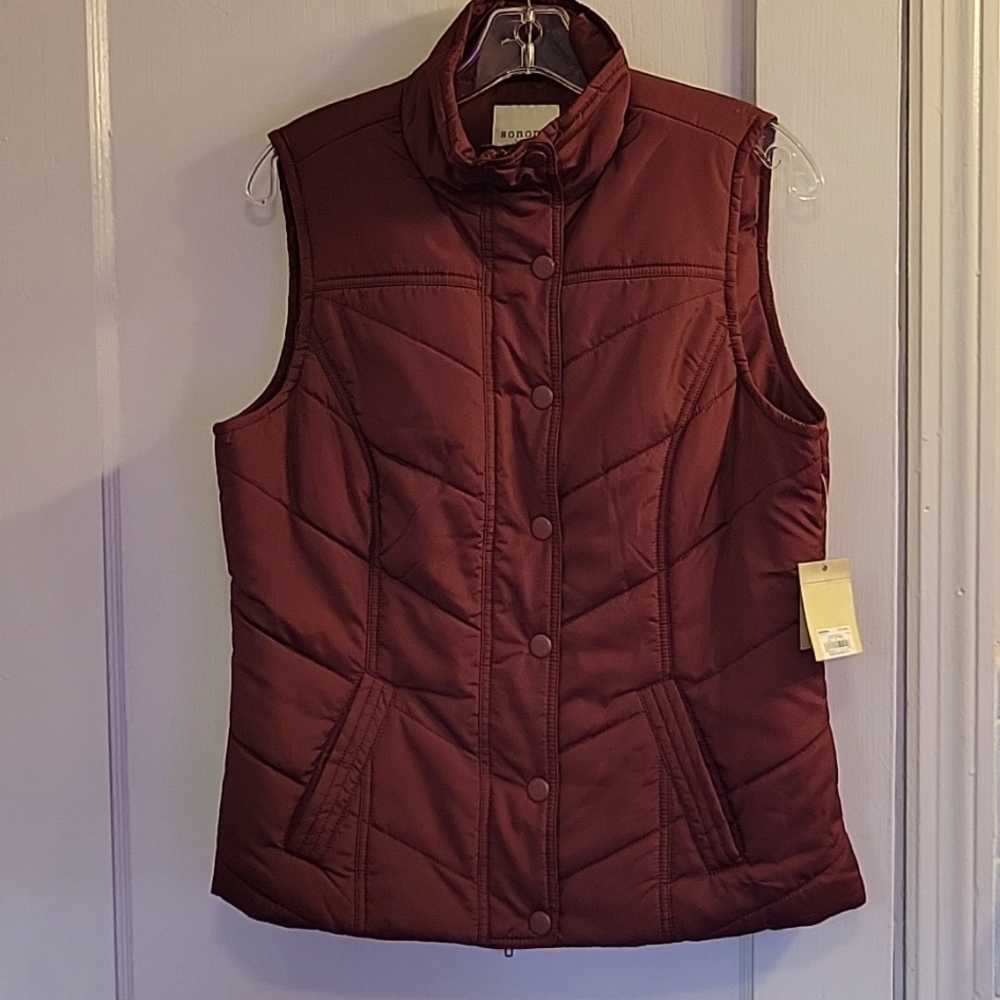 NWT Sonoma quilted vest Jacket.  Size S.